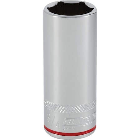 Channellock 3/8 In. Drive 3/4 In. 6-Point Deep Standard Socket 305502